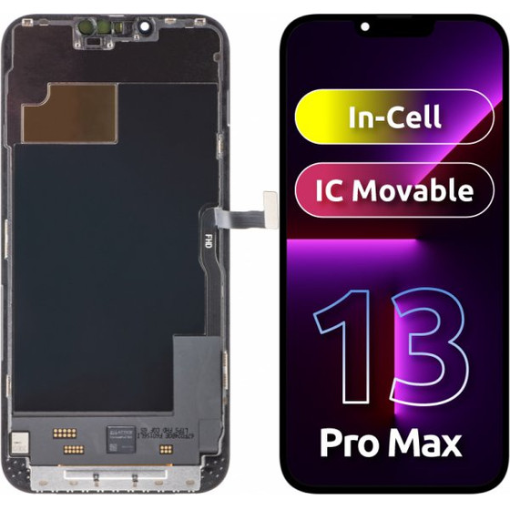 ZY LCD Display Module for Apple iPhone 13 Pro Max, In-Cell IC Version, Black