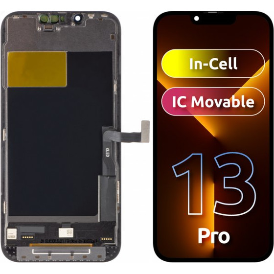 ZY LCD Display Module for Apple iPhone 13 Pro, In-Cell IC Version, Black