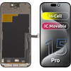 ZY LCD Display Module for Apple iPhone 15 Pro, In-Cell IC Version, Black