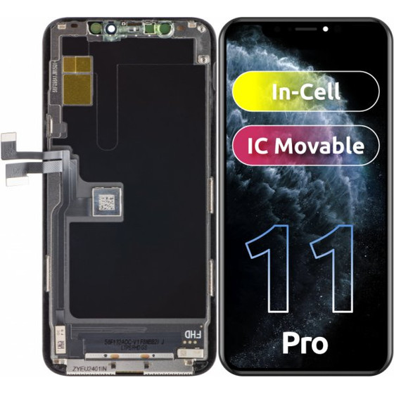 ZY LCD Display Module for Apple iPhone 11 Pro, In-Cell IC Version, Black