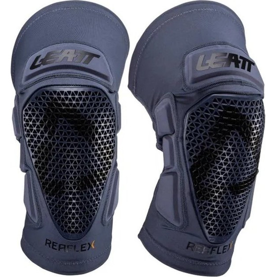 Leatt Knee Guard Reaflex Pro Knee Guards Size L, Navy Blue - (5024060922)