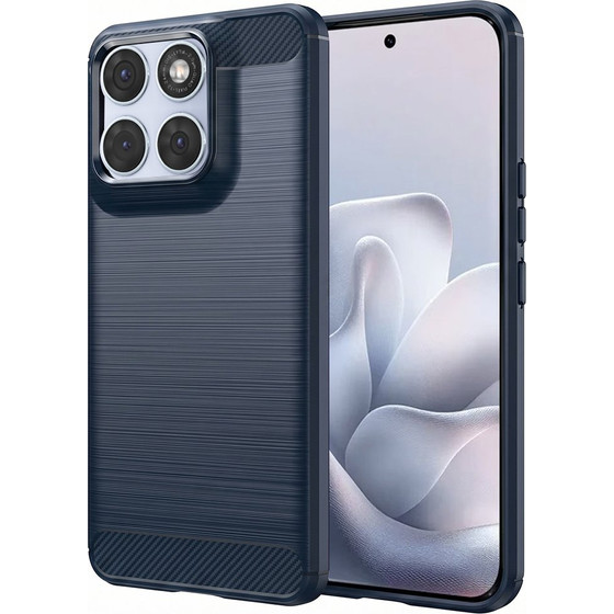 Techsuit - Carbon Silicone - Motorola Edge 70 Fusion - Blue