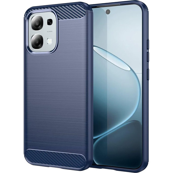 Techsuit - Carbon Silicone - Oppo A6 Pro 4G / A6 Pro 5G - Blue