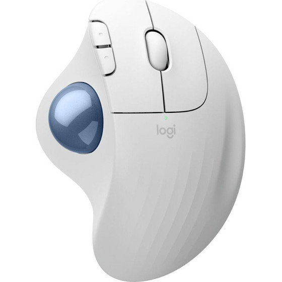 Logitech Ergo M575S Mouse White - (910-007030)