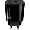Natec Wall Charger Ribera 1X USB-A + 1X USB-C 20W Black - (NUC-2397)