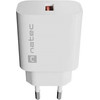 Natec Wall Charger Ribera 1X USB-A 18W White - (NUC-2392)