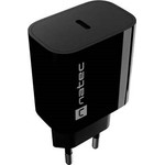 Natec Wall Charger Ribera 1X USB-C 20W Black - (NUC-2395)
