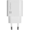 Natec Wall Charger Ribera 1X USB-C 20W White - (NUC-2394)