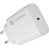 Natec Wall Charger Ribera 1X USB-C 20W White - (NUC-2394)
