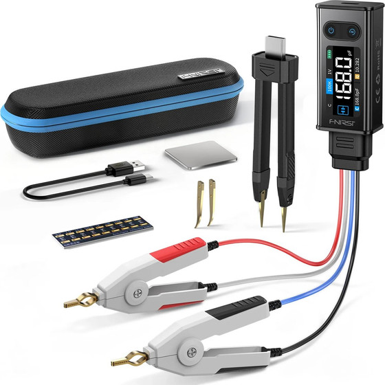 FNIRSI ������� LCR/Esr Tester LCR-ST2 Plus, ���������������� - (FNR-LCR-ST2-PLUS)