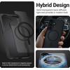 Crong Hybrid Matte Magnetic - Magsafe Case Xiaomi Redmi Note 15 Pro+ (black) - (CRGHMMRDN15PPBLK)