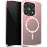 Crong Hybrid Matte Magnetic - Magsafe Xiaomi 17 Case (Pink) - (CRGHMMXM17PNK)
