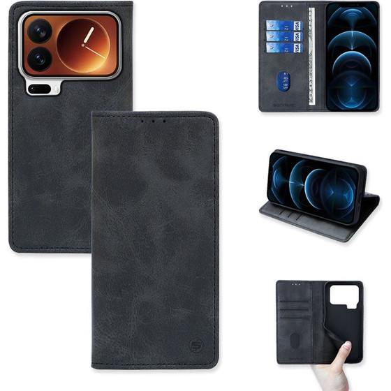 Sonique ���� ��������� Vintage Magnet Wallet Xiaomi Xiaomi 17 Pro Max 5G �����