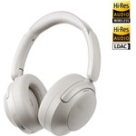 QCY H3S Headphones White - Type-C & Bluetooth 6.0 ANC iOS/Android Call Noise Cancelling Headset102h - (QCY-H3S White)