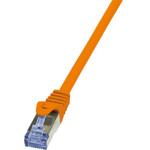 LogiLink ������� ������� S/FTP CAT6A 0.25m ��������� - (CQ3018S)