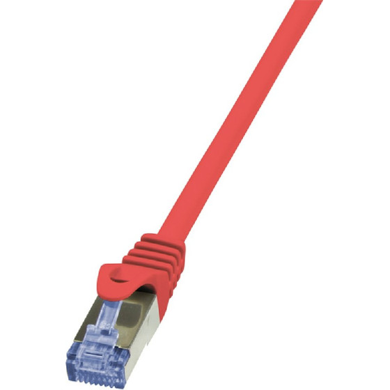 LogiLink ������� ������� S/FTP CAT6A 0.25m ������� - (CQ3014S)