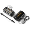 WK Power Bank 10000mAh PD 22,5W WP-113 2 ������, �� ������� USB-C/Lightning ����� - (WP-113 Black)