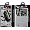 WK Power Bank 10000mAh PD 22,5W WP-113 2 ������, �� ������� USB-C/Lightning ����� - (WP-113 Black)