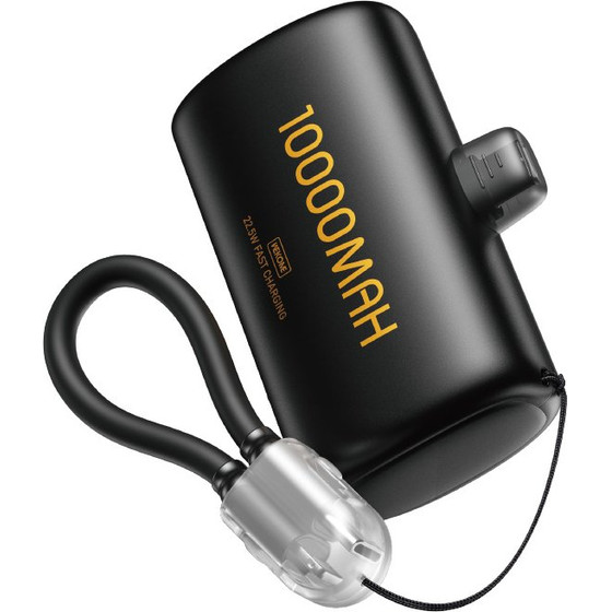 WK Power Bank 10000mAh PD 22,5W WP-113 2 ������, �� ������� USB-C/Lightning ����� - (WP-113 Black)