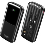 WK Power Bank 10000mAh PD 22,5W WP-65 2 ������, �� ������� USB-C/Lightning/Micro/USB ����� - (WP-65 Black)