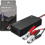 QOLTEC Automatic Charger For Agm Gel Std Batteries | 24V Charger | 2A | 48W | Led | 1.8m Cable - (52665)