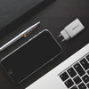 QOLTEC Gan 45W charger| 5-20V | 1.5-3A | 1 x USB-C Pd | 1x Usb Qc 3.0 | White - (51825)