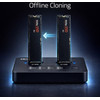 QOLTEC M.2 Nvme Ssd Docking Station | Pcie | USB-C | 20 Gb/s | Dual 2 x 8TB | Offline Cloning - (52366)