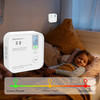 QOLTEC Wireless Carbon Monoxide (CO) Sensor With Battery | Sensor Service Life 10 Years | Alarm 85dB | Led - (52577)