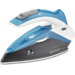 Zelmer Dry & Steam Iron Stainless Steel Soleplate 1100 W Black, Blue, White - (ZIR0500)