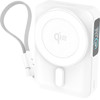 Mobile Origin 10000 Mah Qi2 Tft Display Semi-Solid Powerbank PB19 - USB-C Cable White - (MO-TDS-PB19-WHT)