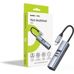 Mobile Origin 7in1 Multihub HB2 - 3x USB-C, USB-A, HDMI, TF/Sd Cards, USB-C Cable - (MO-71MH-HB2)