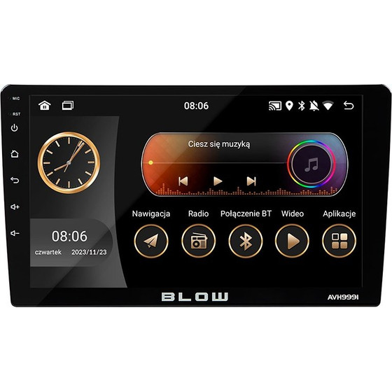 Blow Radio AVH-9991 1DIn 9'' Android/WiFi/GPS/Carplay - (78-343#)