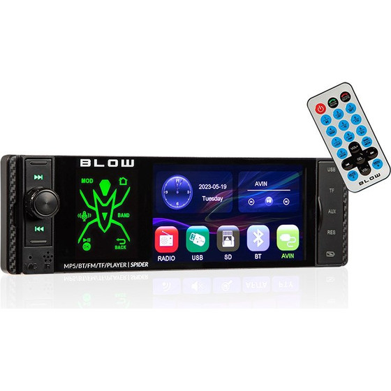 Blow Radio Spider 4'' Rds Rgb MP5/USB/Micro SD/Bluetooth - (78-337#)