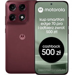 Motorola Edge 70 Pro 6.78'' Android 16.0 5G Usb Type-C 8 Gb 256 Gb 6500 Mah Pantone Zinfandel - (PBC20017RO)