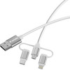 Verbatim Kable Sync & Charge USB-A Do Micro-B, USB-C, Lightning Essentials 18W Bialy - (32394)