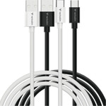 Verbatim Kable Sync & Charge USC-C Do A Essentials 18W Czarny / Bialy 2szt. - (32393)