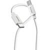 Verbatim Kable Sync & Charge USC-C Do C Essentials 3 m 100W Bialy - (32409)