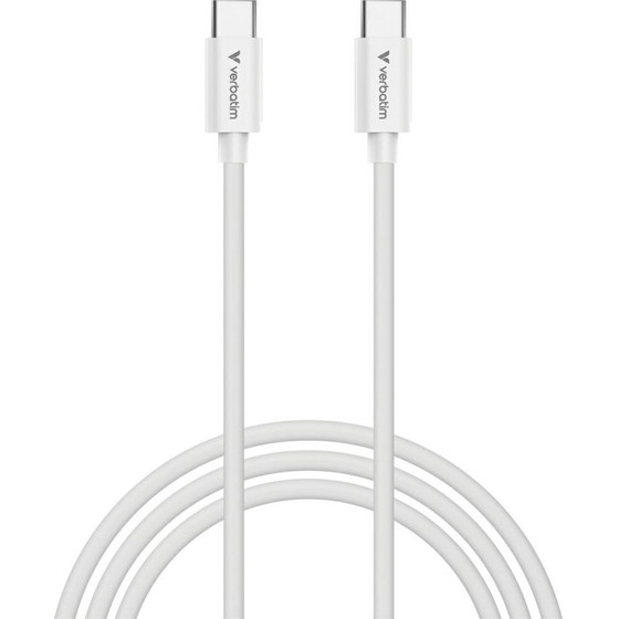 Verbatim Kable Sync & Charge USC-C Do C Essentials 3 m 100W Bialy - (32409)