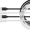 Verbatim Kable Sync & Charge USC-C Do C Essentials 60W Czarny / Bialy 2szt. - (32391)
