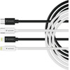 Verbatim Kable Sync & Charge USC-C Do Lightning Essentials 27W Czarny / Bialy 2szt. - (32392)