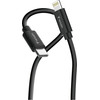 Verbatim Kable Sync & Charge USC-C Do Lightning Essentials 27W Czarny / Bialy 2szt. - (32392)