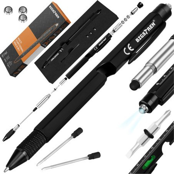 Bigstren Multifunctional Pen - Black 9w1 - (19133-0)