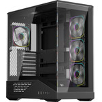 1sTplayer Case Atx - GM7 Black - 4 x 120 Mm A-Rgb Fans included, USB-C - (GM7-BK-3FN7R-1FN7)