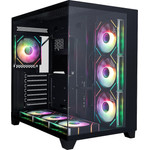 1sTplayer Case Atx - Megaview MV8 Black - 7 x 120 Mm A-Rgb Fans Included - (MV8-TP-BK-6FC7R-1FC7)