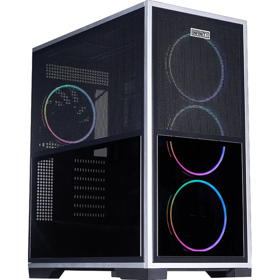 1sTplayer Case Eatx - IF8 Black - 4 x 140 Mm A-Rgb Fans included, USB-C - (IF8-BK-4FO7-14)