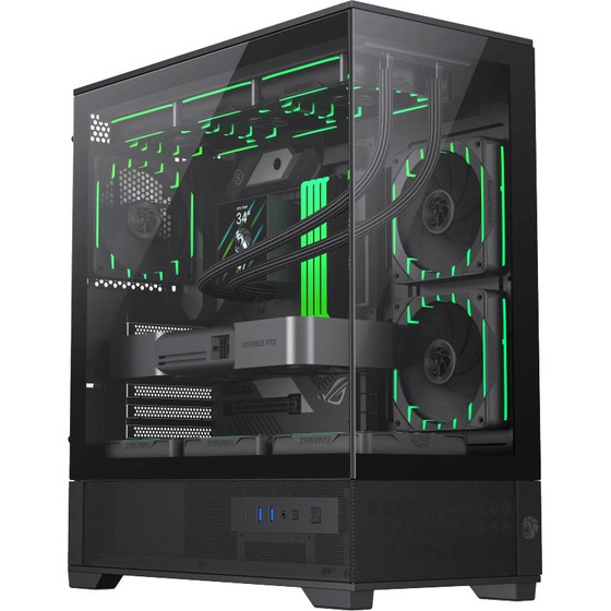 Gamemax Case Eatx - Vista 2 Ab - 3 x 120 Mm Addressable Rgb - (GM-VISTA-2-AB)