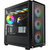 Montech Case Matx - X5M (B) - 4 x 120 Mm A-RGB, USB-C - (MONTECH-X5M-B)
