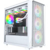 Montech Case Matx - X5M (W) - 4 x 120 Mm A-RGB, USB-C - (MONTECH-X5M-W)