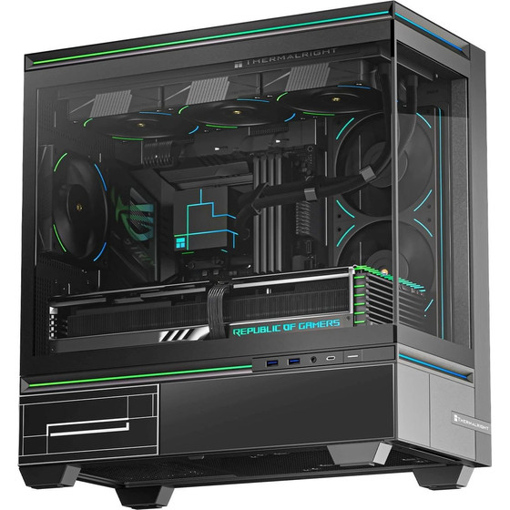 Thermalright Case Matx - TL-M10 Black - USB-C - (TL-M10-BK)