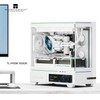 Thermalright Case Matx - TL-M10 Vision White - 9.16 Inch Lcd Display, USB-C - (TL-M10-VISION-WH)